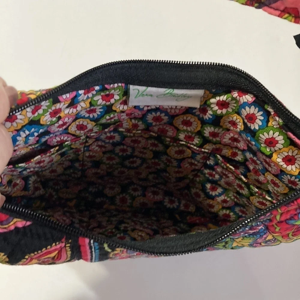 Vera Bradley Mini‎ Crescent Tote In a bright Boho Floral.